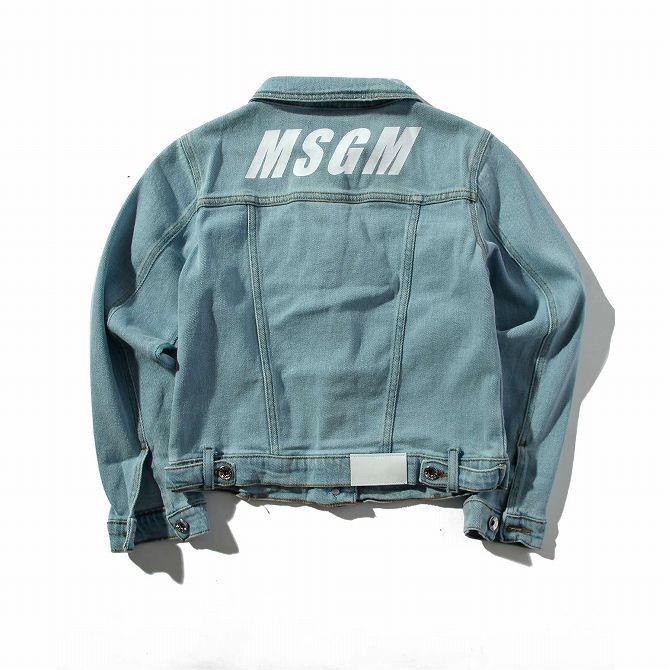 MSGM エムエスジーエム デニム ジャケット アウター ブランド 子供服 