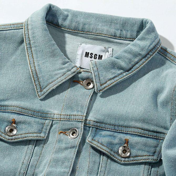 MSGM エムエスジーエム デニム ジャケット アウター ブランド 子供服 