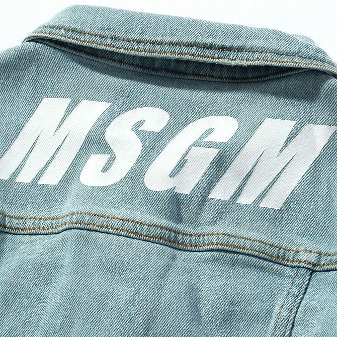 MSGM エムエスジーエム デニム ジャケット アウター ブランド 子供服 