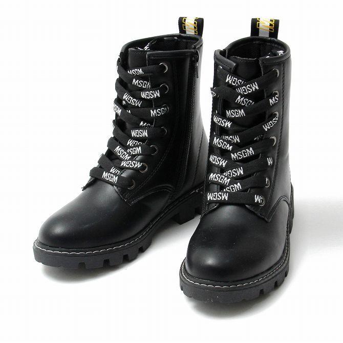 Msgm エムエスジーエム レースアップブーツ Boots シューズ 男の子 女の子 ブランド 子供服 こども服 おしゃれ かっこいい かわいい キッズ Msgm 0253 Spaccio スパッチョ 公式ストア 通販 Yahoo ショッピング