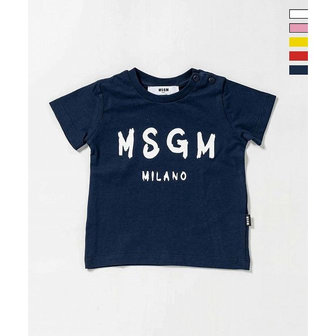 MSGM（エムエスジーエム） ブランドロゴ 半袖 Tシャツ カットソー