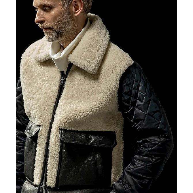 C DIEM（カルペディエム） Mouton Grizzly Deformation Kilt Jacket 