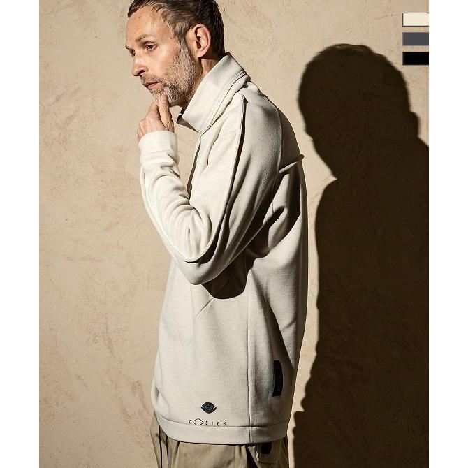 C DIEM カルペディエム レザー パイピング モックネック シャツ C DIEM カルペディエム レザー パイピング モックネック シャツ