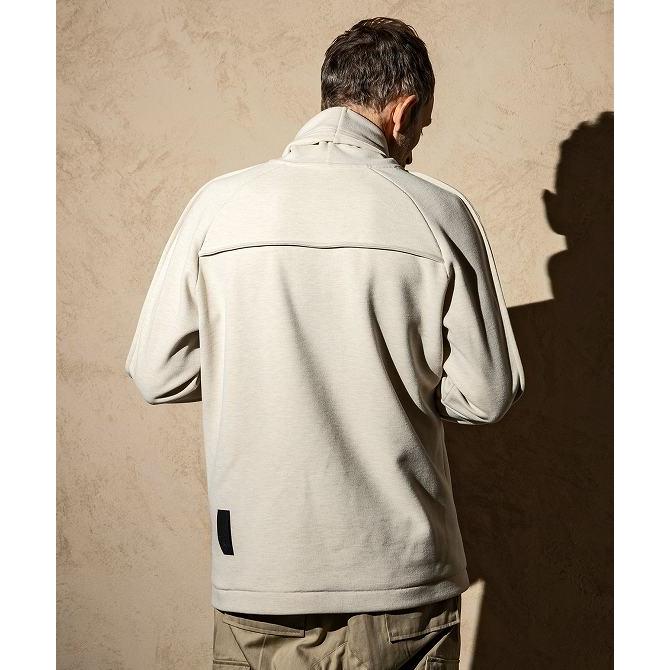 C DIEM カルペディエム レザー パイピング モックネック シャツ C DIEM カルペディエム レザー パイピング モックネック シャツ