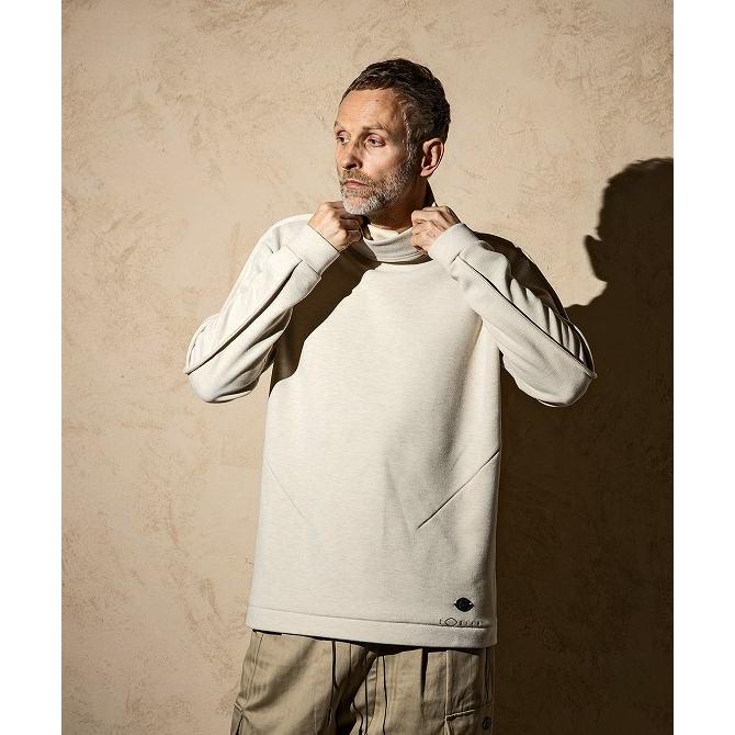 C DIEM カルペディエム レザー パイピング モックネック シャツ C DIEM カルペディエム レザー パイピング モックネック シャツ