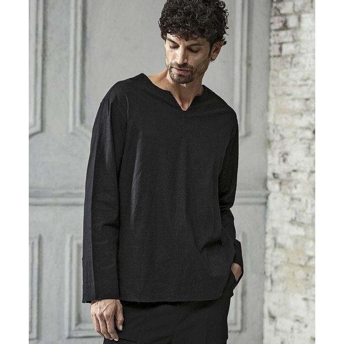 C DIEM カルペディエム キーネック ロングスリーブ Tシャツ 長袖