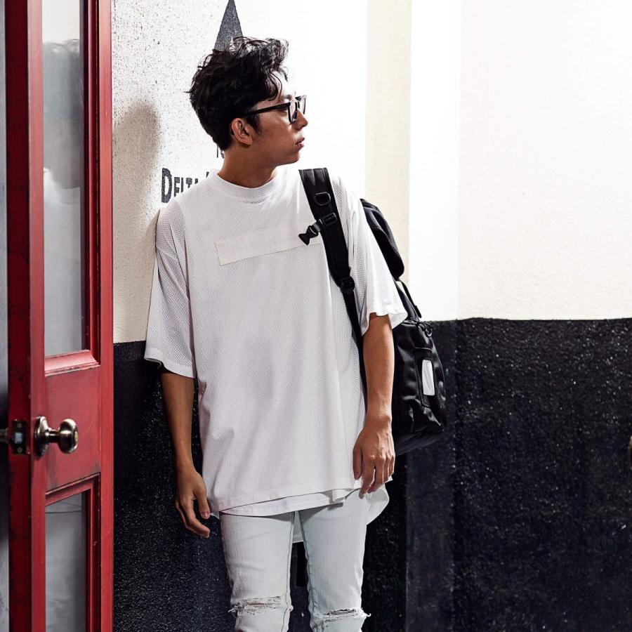 Number N Ine Denim ナンバーナインデニム メッシュ ビッグ メンズ Tシャツ おしゃれ かっこいい ブランド 半袖 トップス ストリート スポーツ ウェア Ndt 914 Spaccio スパッチョ 公式ストア 通販 Yahoo ショッピング