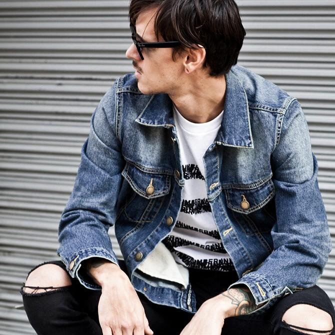 NUMBER (N)INE DENIM ナンバーナインデニム 加工 デニム ジャケット