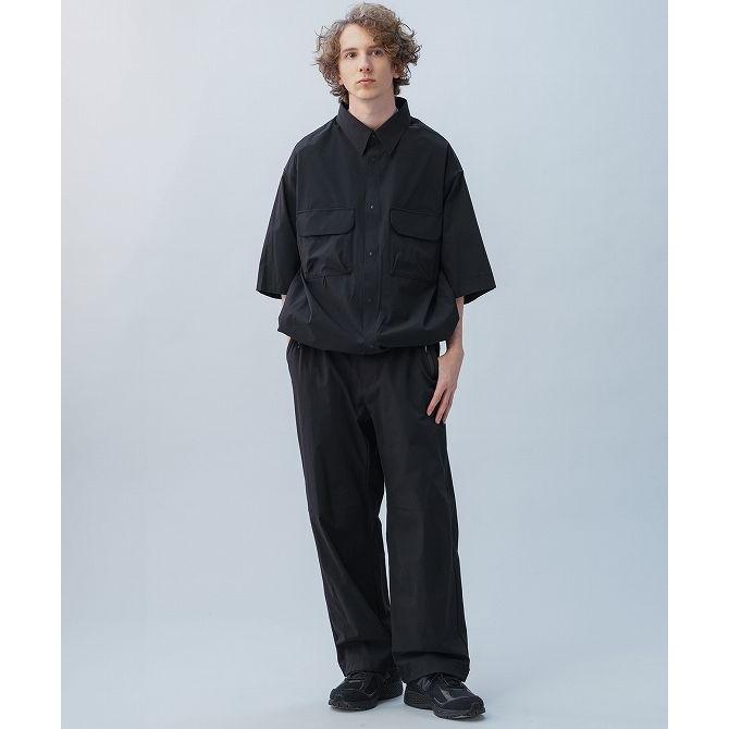 +phenix 26SS AIRFLOW Wポケット 半袖シャツ ブラック L phenix（プラスフェニックス） AIRFLOW W-POCKET SHORT SLEEVE SHIRT