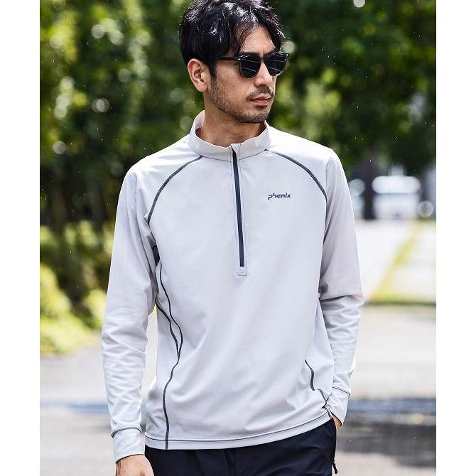 phenix outdoor（フェニックスアウトドア） HALF ZIP LONG SLEEVE T