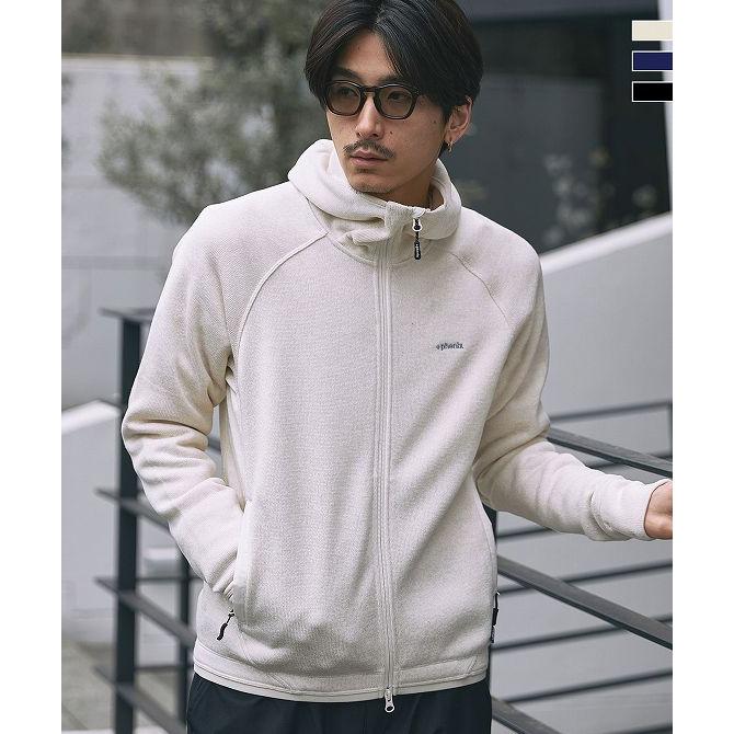 phenix（プラスフェニックス） MELANGE FLEECE ZIP UP HOODY メランジ