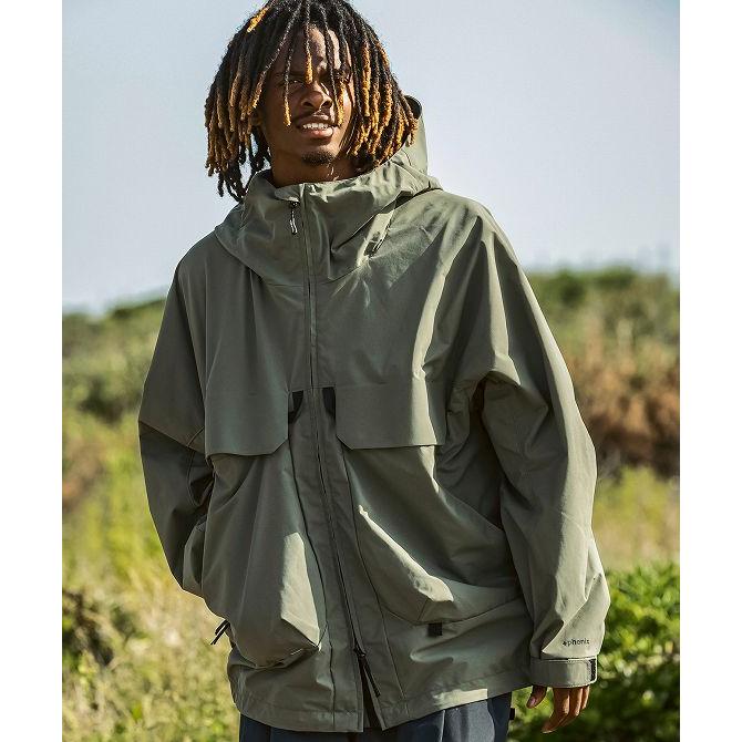 非売品選手用Phenix フード付きジャケット グレー 大人】【phenix/フェニックス別注】【GORE-TEX】ジップフード