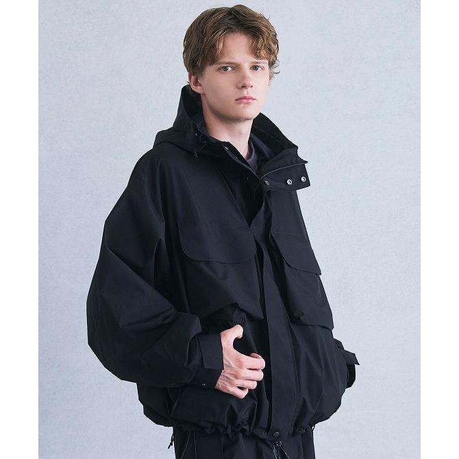 ３月セール！　新品　YENN フード付き中綿ロングベスト　ブラックFサイズ phenix プラスフェニックス HOODED JACKET フードジャケット GORE-TEX