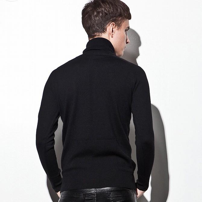 TOM REBL（トムレベル） グラフィックハイネックニット(グレー