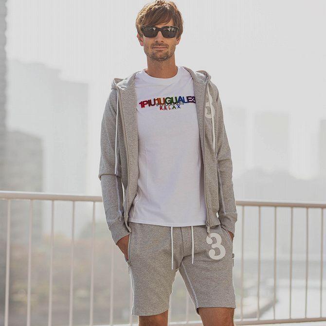 1PIU1UGUALE3 RELAX ウノピゥウノウグァーレトレ ラインストーンジップ