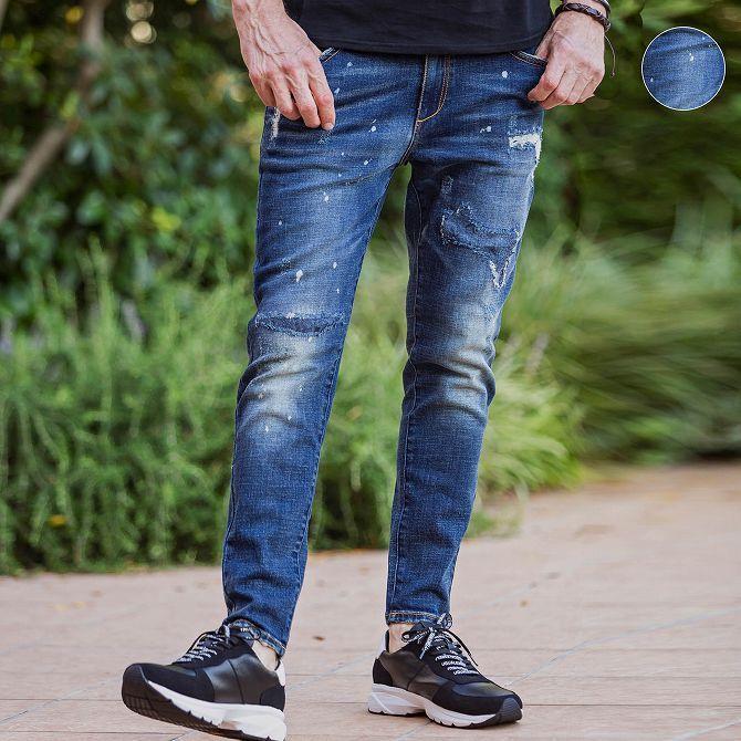 お得セット 定価6.2万1piu1uguale3 9 tapered ダメージデニム お得セット 定価6.2万1piu1uguale3 9 tapered ダメージデニム