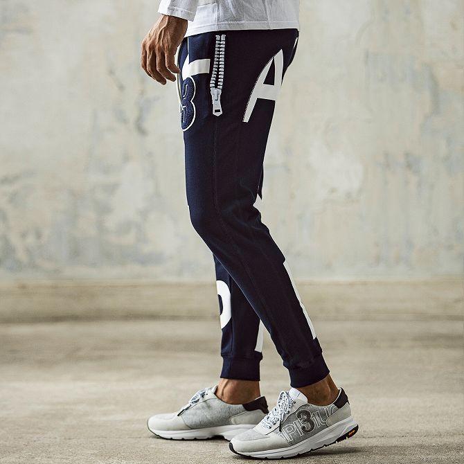 1PIU1UGUALE3 RELAX ジョガーパンツ ジップ ブラック XL 1PIU1UGUALE3 RELAX ジョガーパンツ ジップ ブラック XL