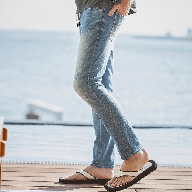 ウノピゥウノウグァーレトレ リラックス/1PIU1UGUALE3 RELAX ペイントライトデニム 1PIU1UGUALE3 RELAX ウノピゥウノウグァーレトレ ペイントライトデニム