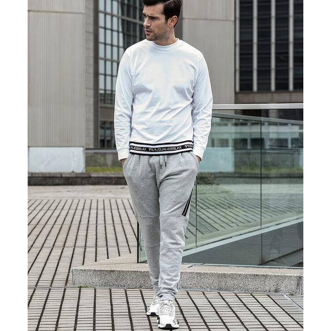 メンズウェア 1piu1uguale3 1PIU1UGUALE3 RELAX ラインストーンサークルロゴセットアップ