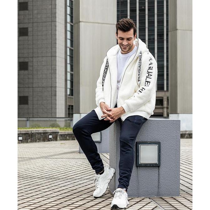 B06950 新品 1piu1uguale3 トラックパンツ：3 ブラック 1PIU1UGUALE3 RELAX ウノピゥウノウグァーレトレ リラックス ポーラ