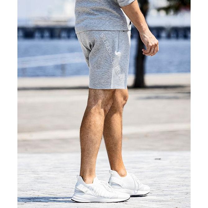 値下げ★ウノピュウ ロゴプリントショーツ メンズ ブラウン サイズXL 1PIU1UGUALE3 RELAX ウノピゥウノウグァーレトレ リラックス