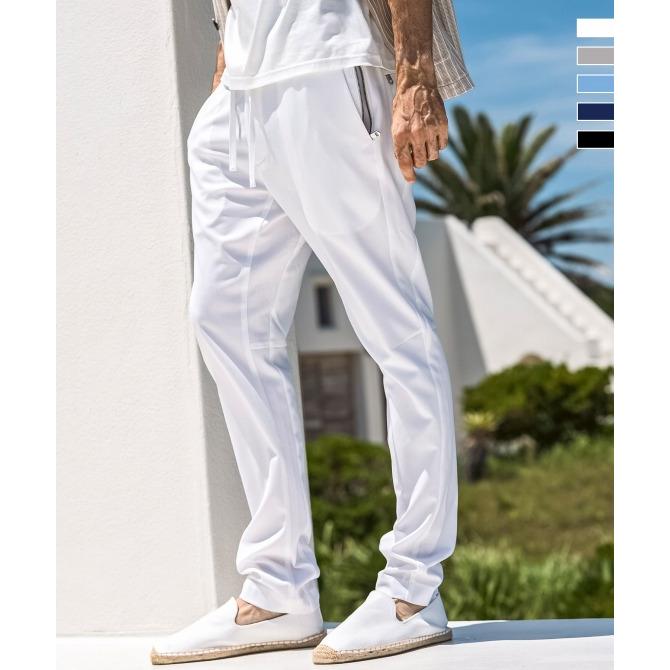 【美品】1piu1uguale3 RELAX ストレッチ パンツ ホワイト Ｍ 1PIU1UGUALE3 RELAX ウノピゥウノウグァーレトレ リラックス