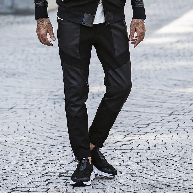 1piu1uguale3 Relax ウノピゥウノウグァーレトレ レザー コンビ パンツ メンズ ズボン ボトムス 革 おしゃれ かっこいい ブランド 部屋着 ウェア ウノピュウ Usb 968 Spaccio スパッチョ 公式ストア 通販 Yahoo ショッピング