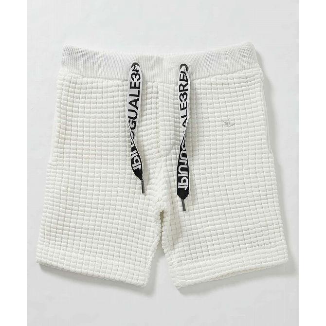 美品 1PIU1UGUALE3 RELAX スピンドルロゴワッフルショーツ L 1PIU1UGUALE3 RELAX ウノピゥウノウグァーレトレ リラックス