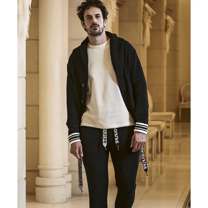 1PIU1UGUALE3 ブラック カーディガン M 1PIU1UGUALE3 ブラック カーディガン M 中古・古着通販