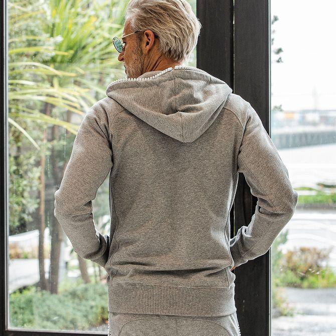 【Mサイズ】1PIU1UGUALE3 SPOLO DIAGONAL 長袖 1PIU1UGUALE3 RELAX ウノピゥウノウグァーレトレ ビッグ