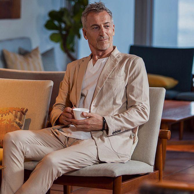 1piu1uguale3 Relax ウノピゥウノウグァーレトレ リネンテーラードジャケット メンズ セットアップ アウター かっこいい おしゃれ ブランド ウノピュウ Uso Spaccio スパッチョ 公式ストア 通販 Yahoo ショッピング