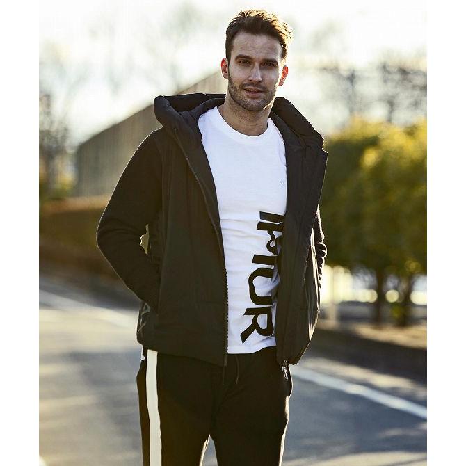 1PIU1UGUALE3 RELAX ニットスリーブライトパデッドジャケット 1PIU1UGUALE3 RELAX ニットスリーブライトパデッドジャケット