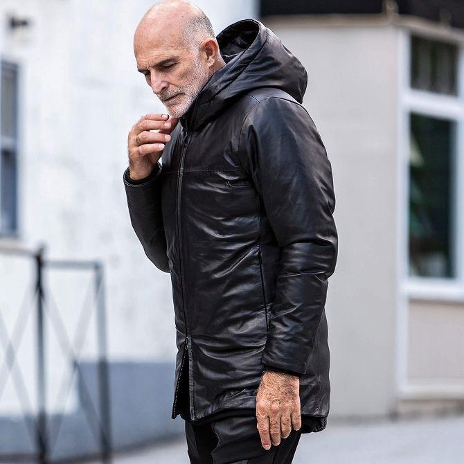 1PIU1UGUALE3 RELAX(ウノピゥウノウグァーレトレ)レザーダウンコート