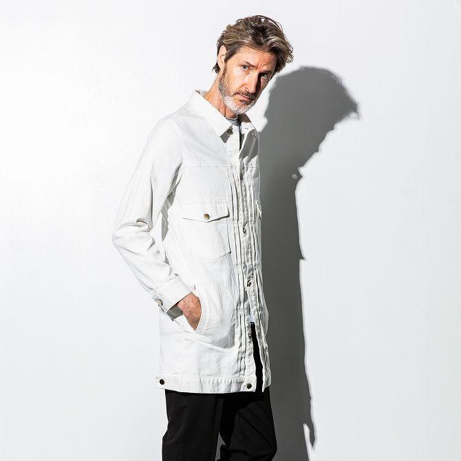 ✨新品タグ付✨ 1PIU1UGALE3 Relax デニム ロングジャケット 1PIU1UGUALE3 RELAX ウノピゥウノウグァーレトレ ロング デニム