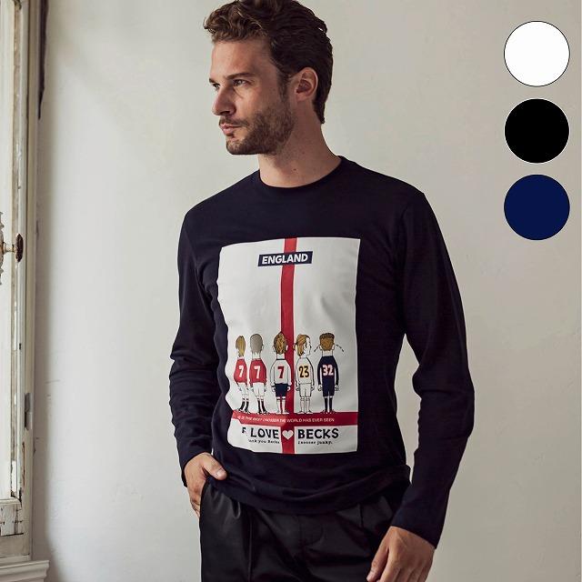 Soccer Junky Tシャツ デビッド・ベッカム 1PIU1UGUALE3 RELAX ウノピゥウ × soccer junky サッカージャンキー