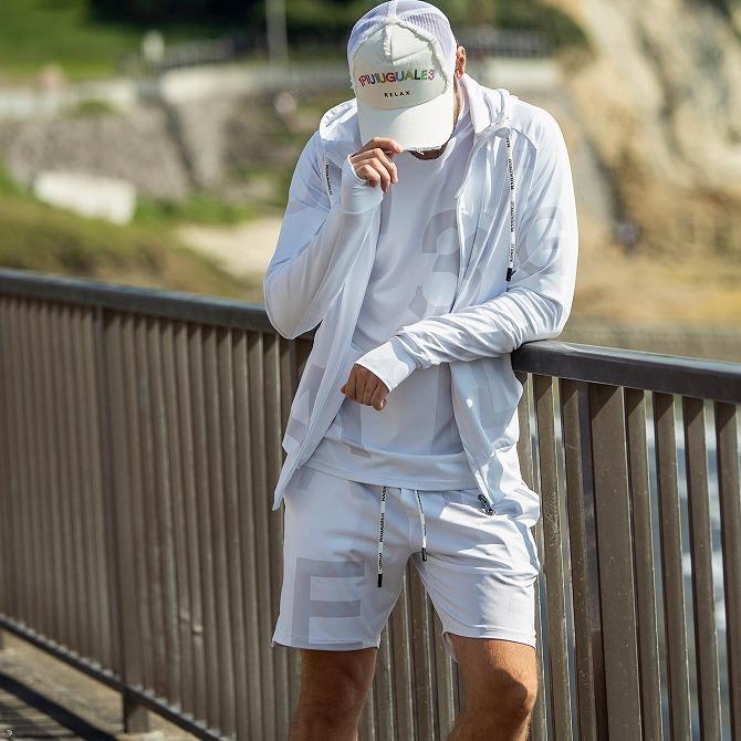 1PIU1UGUALE3 ロゴメッシュ モックネック 楽天市場】1PIU1UGUALE3 RELAX ラッシュガード ロンT メンズ