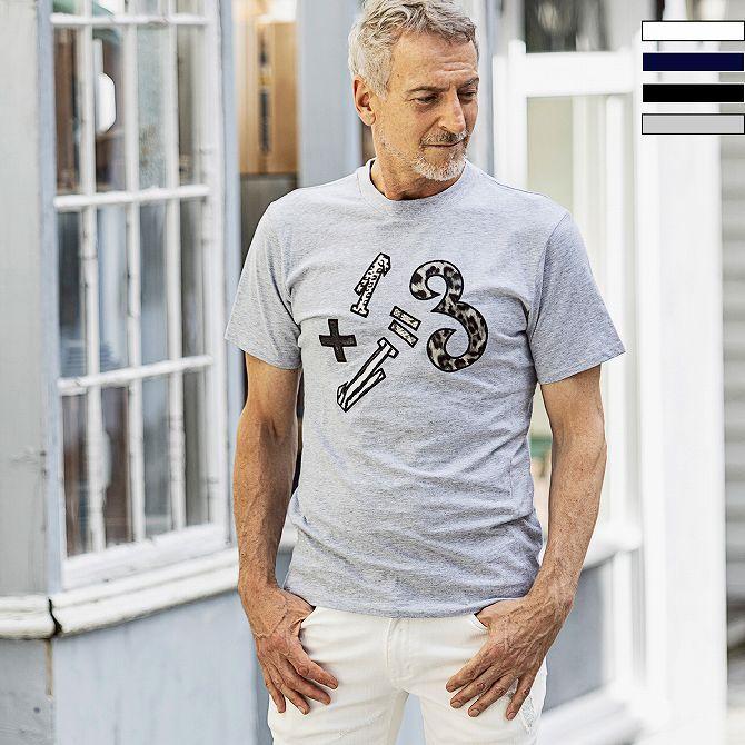 1piu1uguale3 Relax ウノピゥウノウグァーレトレ 1 1 3 アニマルロゴ Tシャツ 半袖 カットソー メンズ かっこいい おしゃれ ブランド ウノピュウ Ust Shiffon シフォン 通販 Yahoo ショッピング