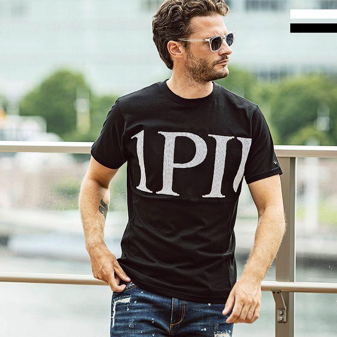 1piu1uguale3 Relax ウノピゥウノウグァーレトレ スパンコール ビッグロゴ 半袖tシャツ カットソー メンズ かっこいい おしゃれ ブランド ウノピュウ Ust Shiffon シフォン 通販 Yahoo ショッピング