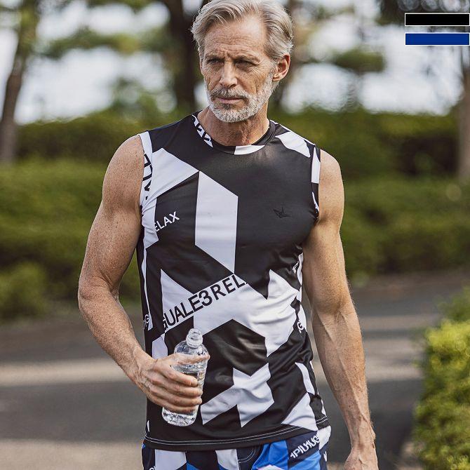 1PIU1UGUALE3 RELAX ウノピゥウノウグァーレトレ 総柄ノースリーブ