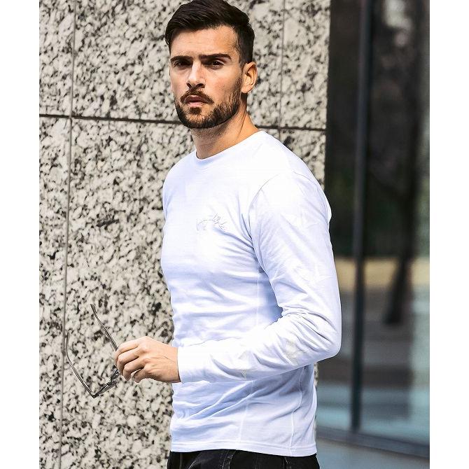 1PIU1UGUALE3 長袖Tシャツ 1PIU1UGUALE3 RELAX tシャツ RELAX(ウノピゥウノウグァーレトレ