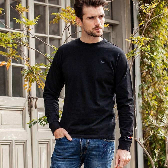 1PIU1UGUALE3 RELAX ウノピゥウノウグァーレトレ レインボーロゴ刺繍