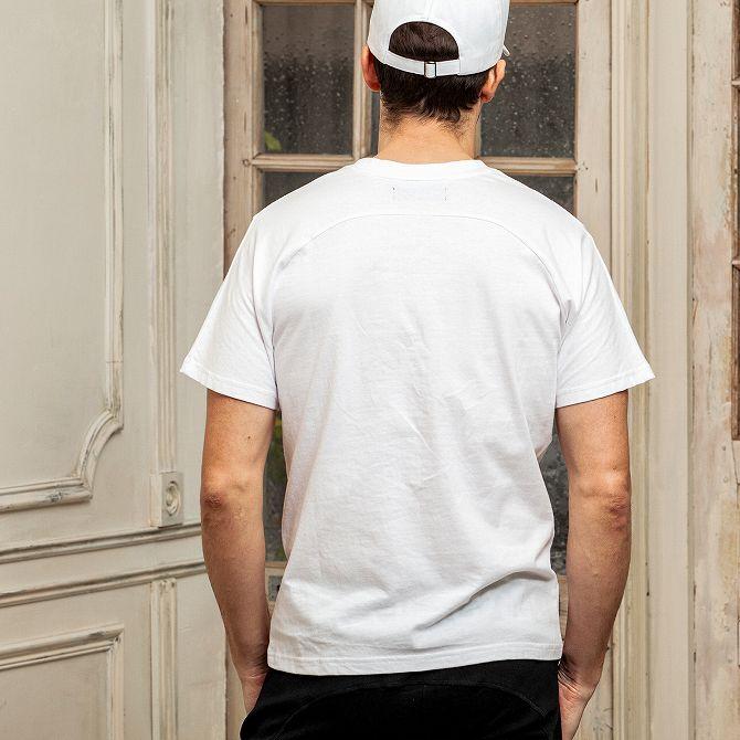 1PIU1UGUALE3 RELAX ウノピゥウノウグァーレトレ 折り鶴×ロゴ半袖T