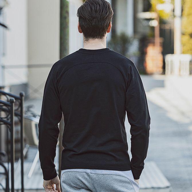 1PIU1UGUALE3 RELAX ウノピゥウノウグァーレトレ 折り鶴×ロゴ長袖T