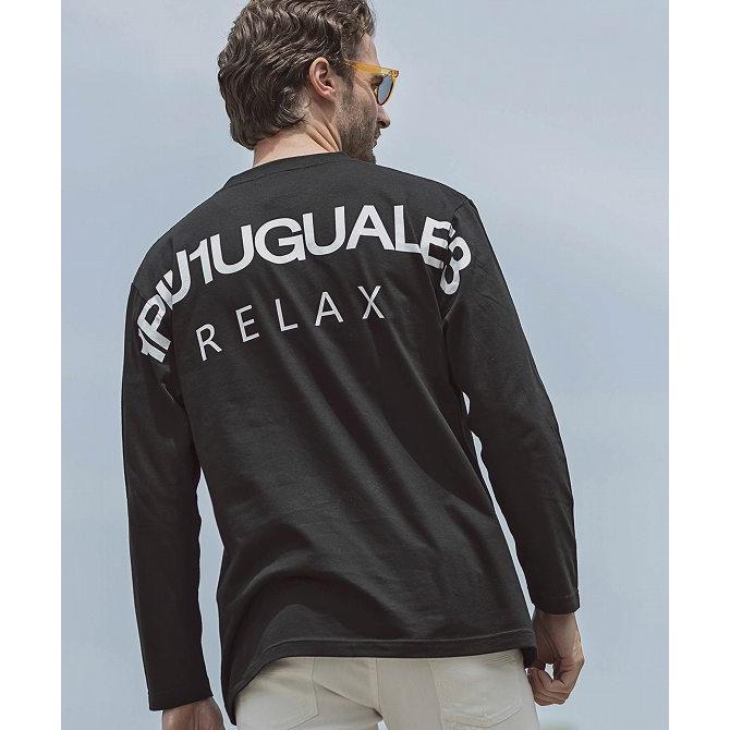 1PIU1UGUALE3 ロゴプリント 長袖シャツ VI 1PIU1UGUALE3 ロゴプリント 長袖シャツ VI 1PIU1UGUALE3 ロゴ