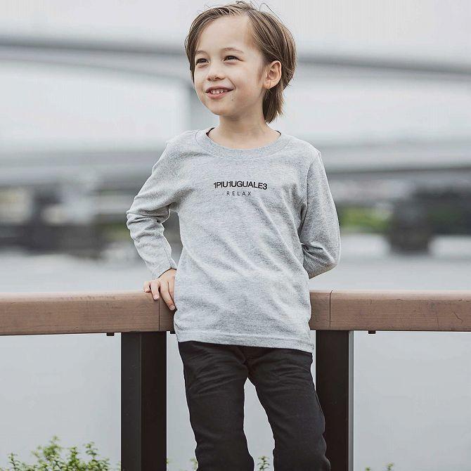 1PIU1UGUALE3 RELAX ウノピゥウノウグァーレトレ フロントロゴプリント