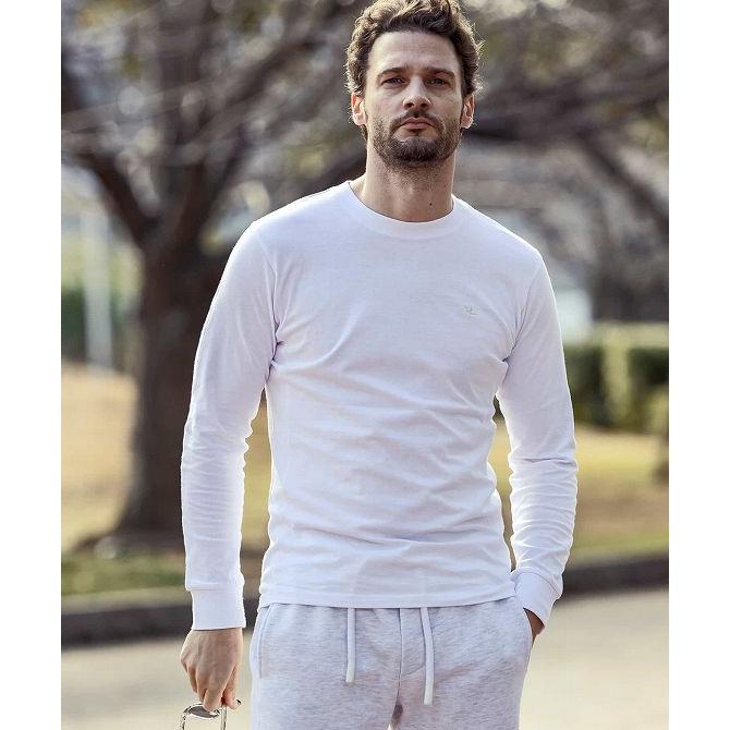 1piu1uguale3(ウノピュウ) LONG PANTS 白 メンズⅤ(L) 1piu1uguale3(ウノピュウ) LONG PANTS 白 メンズⅤ(L)