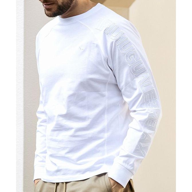 1PIU1UGUALE3 RELAX ウノピゥウノウグァーレトレ リラックス 袖ロゴ