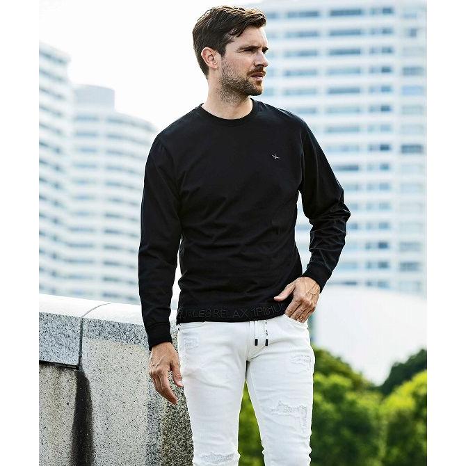 1PIU1UGUALE3 RELAX ウノピゥウノウグァーレトレ リラックス ヘム刺繍