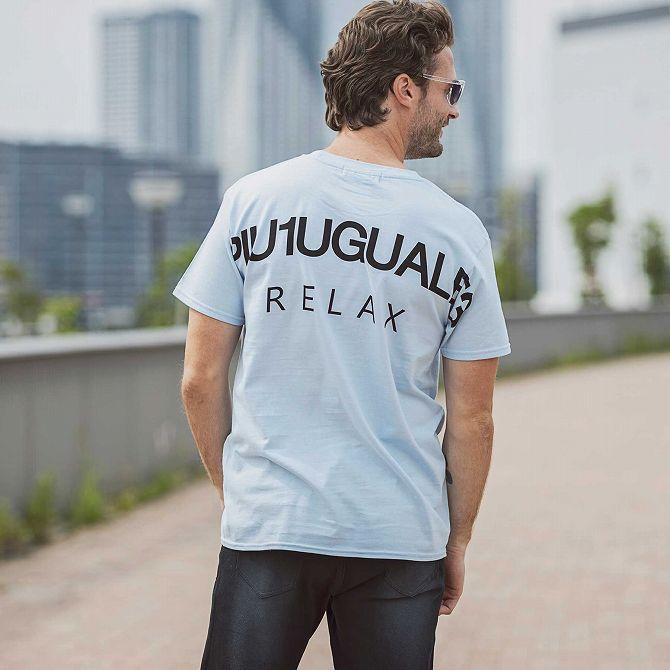 1PIU1UGUALE3 RELAX ウノピゥウノウグァーレトレ バック ロゴ