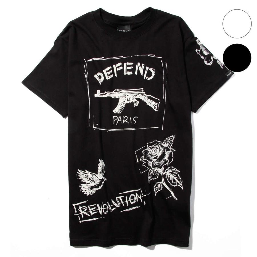 DEFEND PARIS(ディフェンド パリス) WINS Tシャツ(ブラック/ホワイト) : SHIFFON シフォン公式ストア - 通販 ...